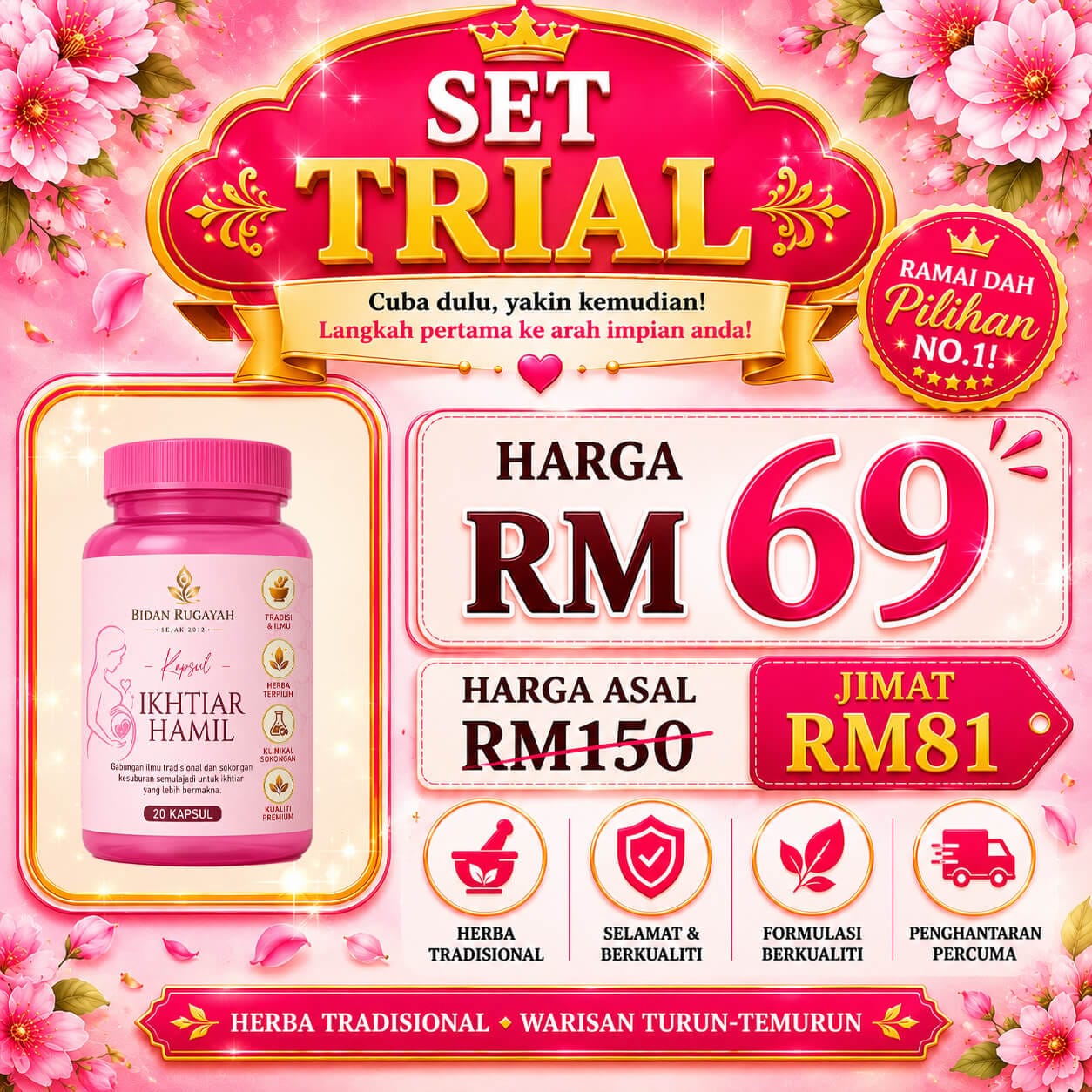 Set Trial - RM69